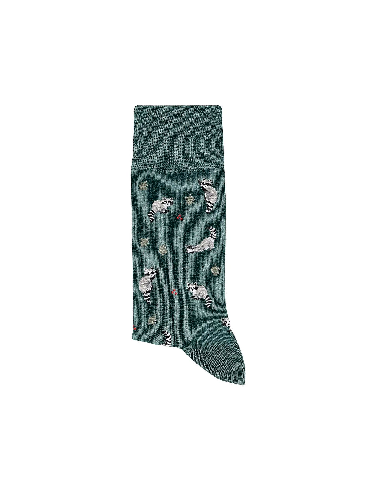 VON JUNGFELD | Socken PAPAGEI rot | dunkelgrün